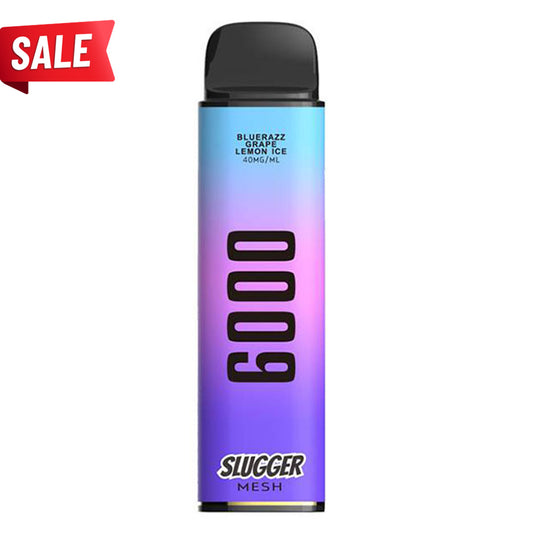 Slugger Disposable Vape Bluerazz Grape Lemon Ice 20mg (6000 Puffs)