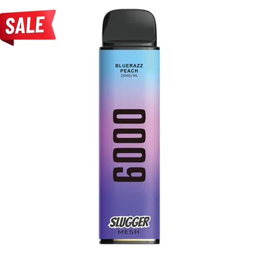 Slugger Disposable Vape Blue Razz Peach Ice 20mg (6000 Puffs)